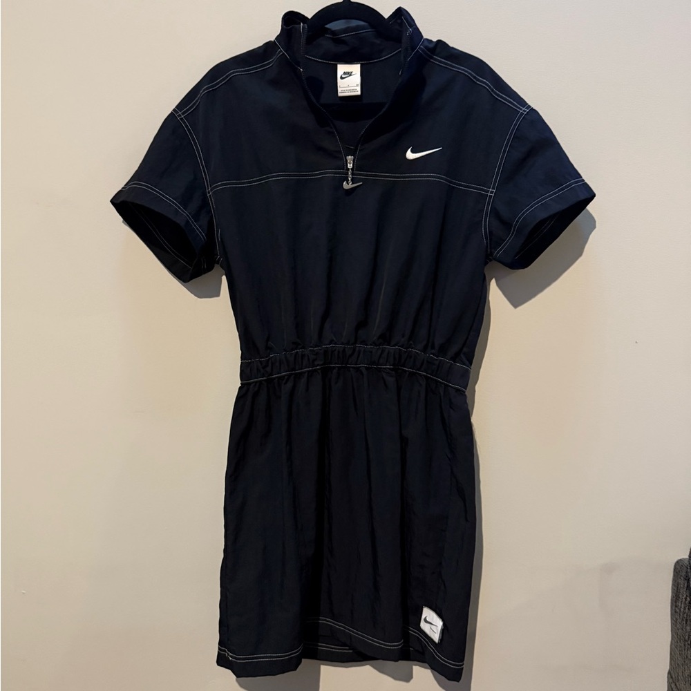 Nike Midnight Black Zip-Up Dress